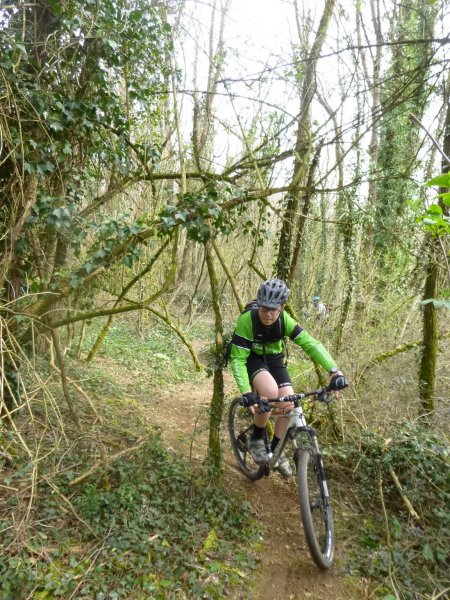 Rando VTT MIRIBEL COTIERE le 12-03-2017